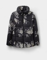 JOULES FLORIAN PADDED JACKET / black floral jackets