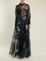 MARY KATRANTZOU Gigi Fantasia© floral-print tulle gown ~ green floral print event dresses