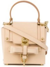 NIELS PEERAER square mini bag – small nude leather bags