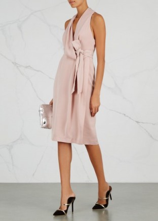 KEEPSAKE No Limits open-back blush dress ~ blush-pink occasion dresses