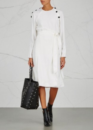 PROENZA SCHOULER Off white buttoned dress