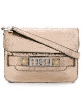 PROENZA SCHOULER croc effect satchel / metallic bags