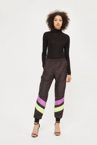 TOPSHOP 80’s Shell Joggers – sports luxe