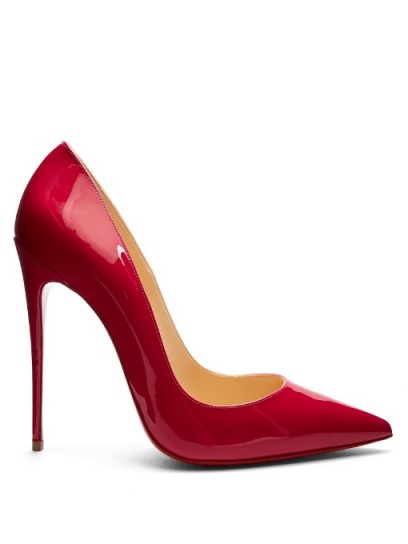 CHRISTIAN LOUBOUTIN So Kate 120mm magenta-pink patent-leather pumps – glossy high heel courts