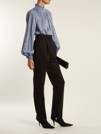 TIBI Stirrup-hem jersey trousers