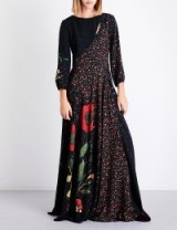 VILSHENKO Katia floral-print silk maxi dress