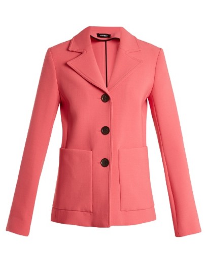 KWAIDAN EDITIONS Zermatt notch-lapel jacket ~ hot pink jackets