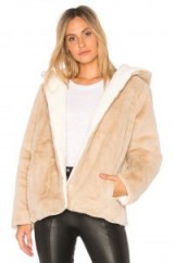 525 america VEGAN FUR REVERSIBLE JACKET / luxe style winter jackets