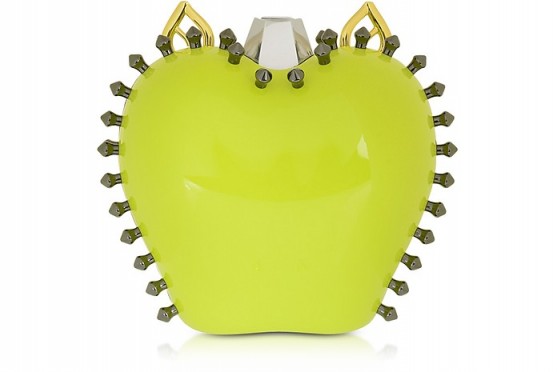 CARLOTTA ROMA Topaz Mirror Mylie Clutch / stud/spike embellished bags