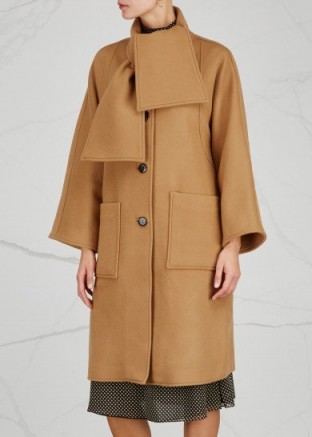 TORY BURCH Chelsea camel wool blend coat ~ classic style coats