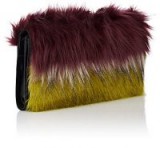 DRIES VAN NOTEN Faux-Fur Clutch