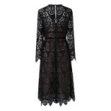 L.K. BENNETT ELOUISE BLACK LACE DRESS