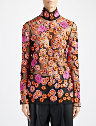 JOSEPH Field Floral Embroidery Vienna Blouse