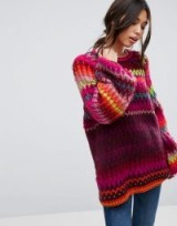 Free People Castles in the Sky Jumper | rainbow jumpers