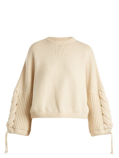 SPORTMAX Kiss sweater ~ cream sweaters