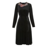 L.K. BENNETT PATTI BLACK SILK DRESS