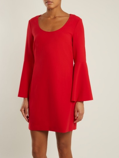 ELIZABETH AND JAMES Phillipa scoop-neck stretch-cady dress ~ chic lrd