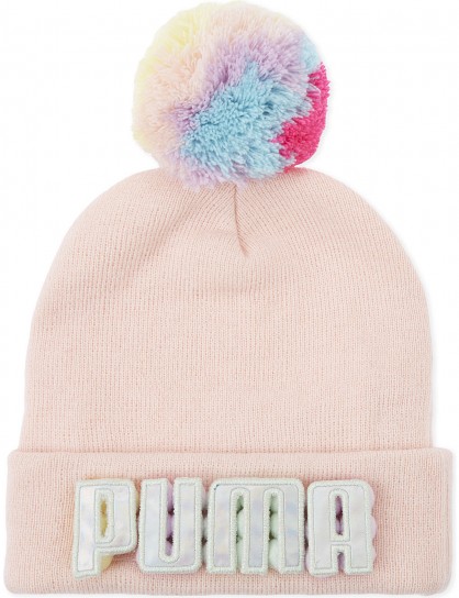 Puma x Sophia Webster bobble hat – pink knitted pom pom hats – winter accessories