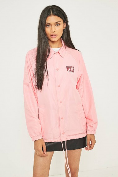 VFILES Pink Coach Jacket – casual streetwear jackets