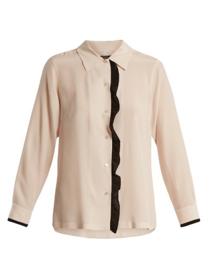 WEEKEND MAX MARA Adamo blouse ~ blush-pink blouses