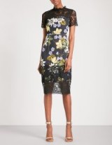 ERDEM Keni floral-lace and cady dress / luxury party dresses