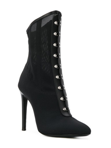 GIUSEPPE ZANOTTI DESIGN Janice booties ~ black high heeled boots