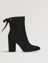 NINE WEST Conac ankle boots / black back tie boot