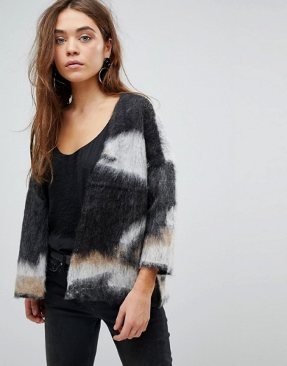 Only Marble Effect Cardigan | fluffy style cardigans