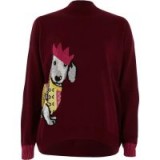 RIVER ISLAND Red Christmas sausage dog high neck jumper | cute Xmas jumpers | festive knitwear