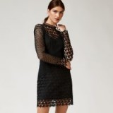 WAREHOUSE STAR LACE DRESS | LBD | semi sheer party dresses