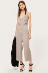 TOPSHOP Strappy Satin Jumpsuit Dusky Lilac ~ silky evening jumpsuits