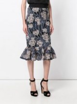 THREE FLOOR Valentina floral mermaid skirt / ruffle hem skirts