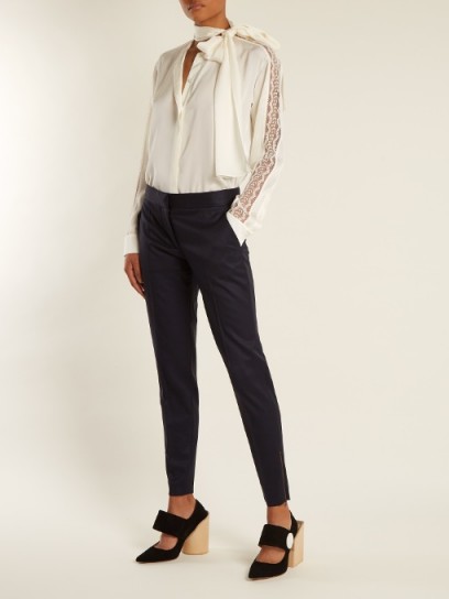 STELLA MCCARTNEY Vivian slim-leg wool trousers