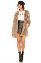 BB Dakota MCCOY FAUX FUR COAT | camel coats