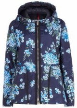 MONCLER Raief floral-print shell jacket / funnel neck jackets