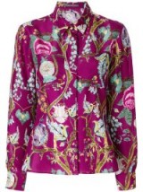 ALBERTA FERRETTI Pink floral print shirt ~ printed shirts