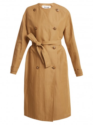 ACNE STUDIOS Angelica trench coat ~ chic camel macs