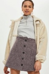 Topshop Boucle Frill Waist Skirt | A-line skirts