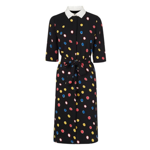 L.K. Bennett CARYS MULTI DRESS ~ multicolour spot print dresses