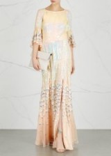 TEMPERLEY Celestial sequinned chiffon gown ~ luxe embellished gowns ~ beautiful event dresses