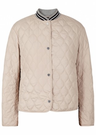 BELSTAFF Culmore stone quilted shell jacket ~ casual style ~ pale-pink jackets