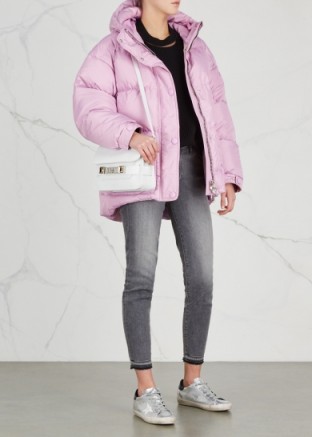 IENKI IENKI Michelin hooded shell bomber jacket ~ oversized stylish lilac padded jackets