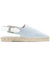 STELLA MCCARTNEY Star slingback espadrilles – summer slingback – blue denim holiday flats