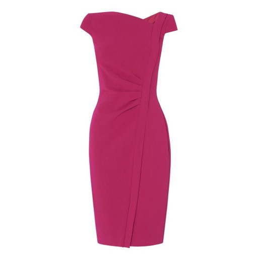 L.K. Bennett TASSA RASPBERRY DRESS ~ hot pink pencil dresses