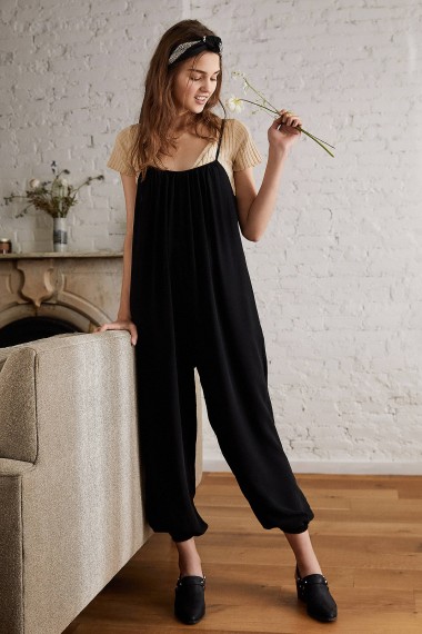 UO Slouchy Leg Jumpsuit | cuffed jumpsuits