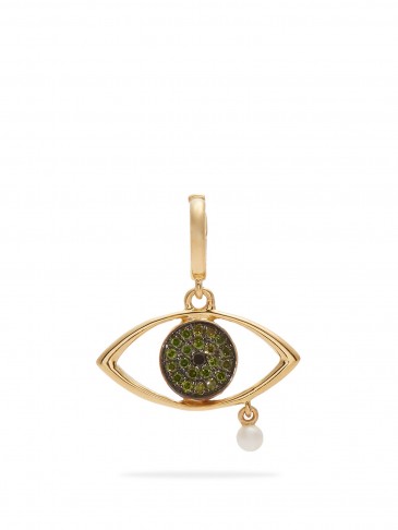 ANNOUSHKA X The Vampire’s Wife The Weeping Song charm ~ green and black diamond eye charms