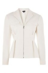 Topshop Strong Shoulder Jacket ~ ivory jackets