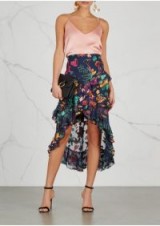 ALICE + OLIVIA Sasha floral devoré skirt | ruffled skirts