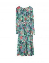 STRADIVARIUS Draped knit dress | floral spring dresses