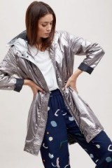 Rino & Pelle Elisiv Metallic Rain Coat | spring macs